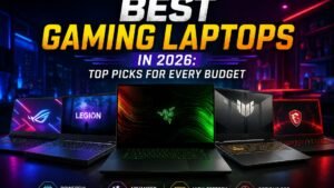 Best gaming laptops in 2026 with top picks for every budget, featuring ROG, Legion, Razer, ASUS TUF and MSI laptops.