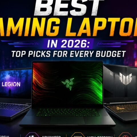 Best gaming laptops in 2026 with top picks for every budget, featuring ROG, Legion, Razer, ASUS TUF and MSI laptops.